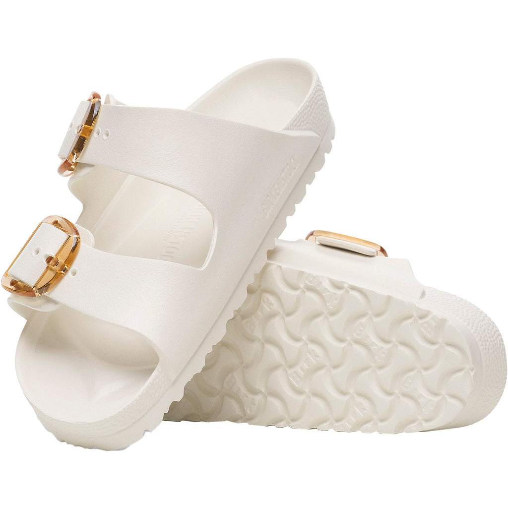 Eva Big Buckle Arizona Women's Recovery Sandals Eggshell