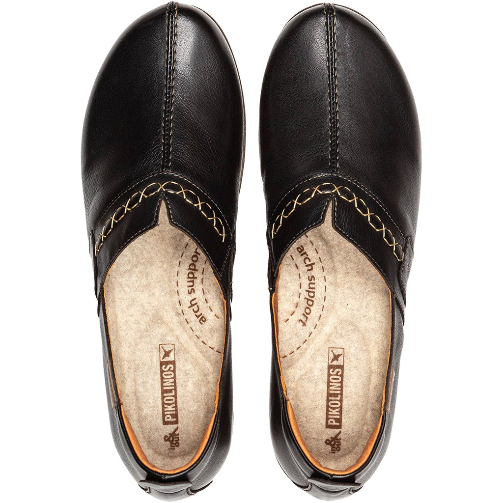 Pikolinos Granada W0W-3627 Women's Shoes Black Leather