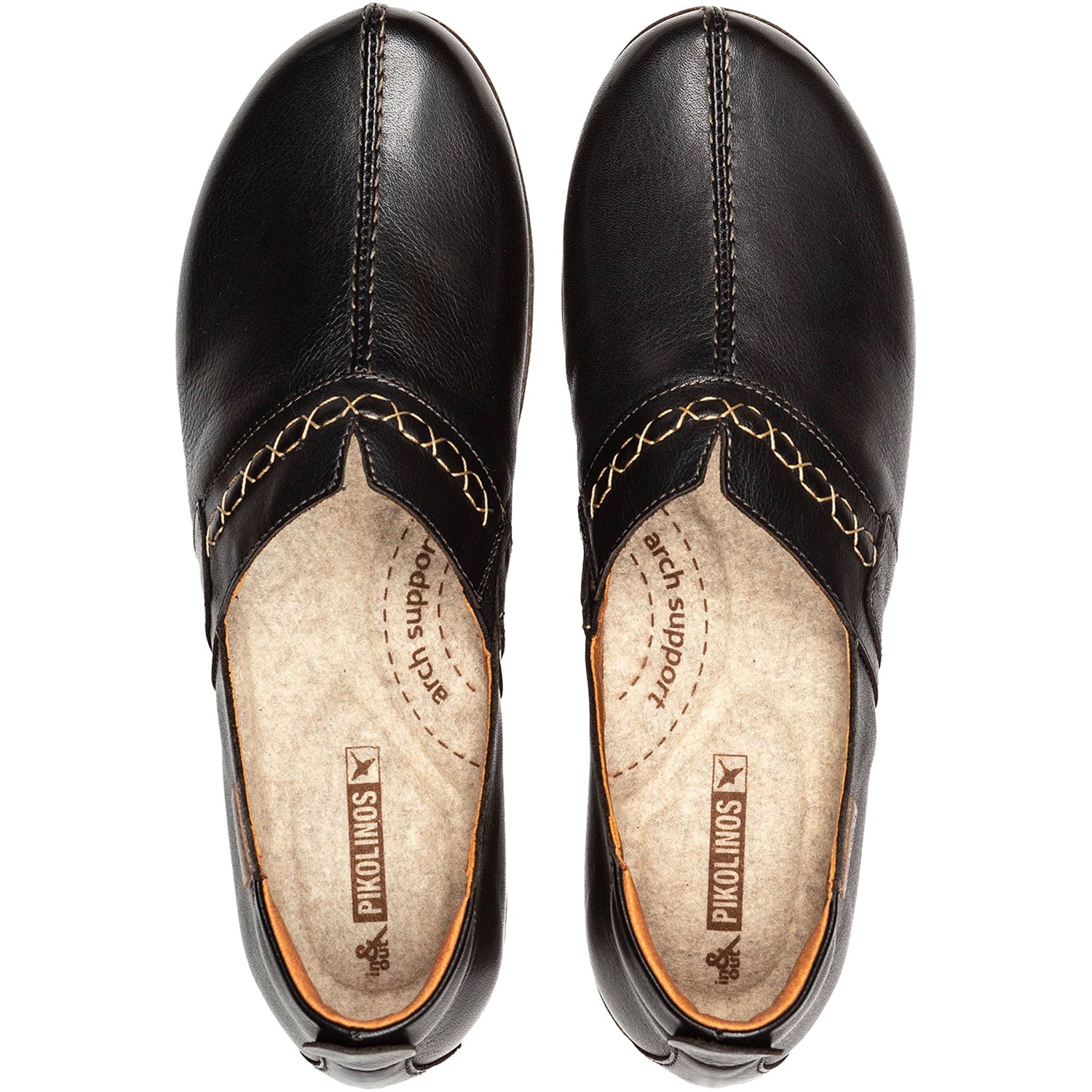 Pikolinos Granada W0W-3627 Women's Shoes Black Leather