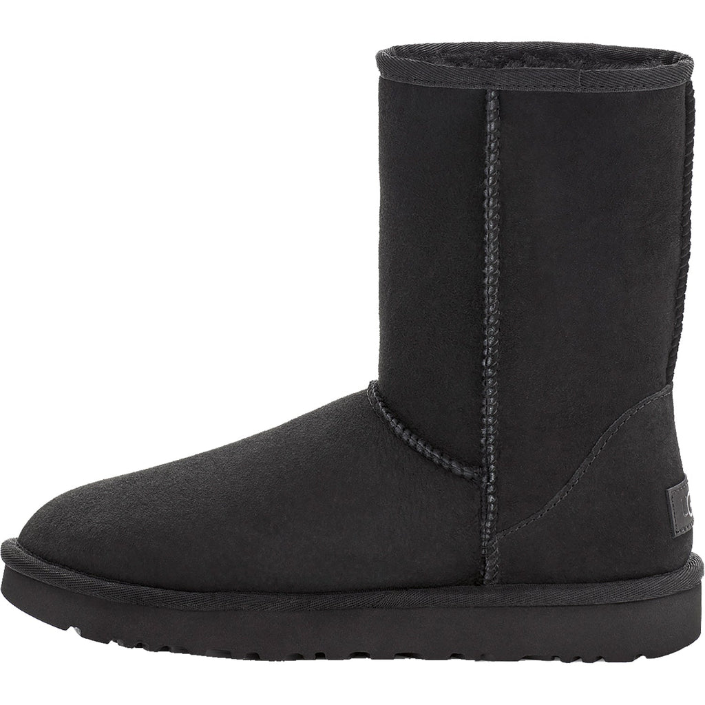 UGG Classic Short II Women's Boots Black Sheepskin