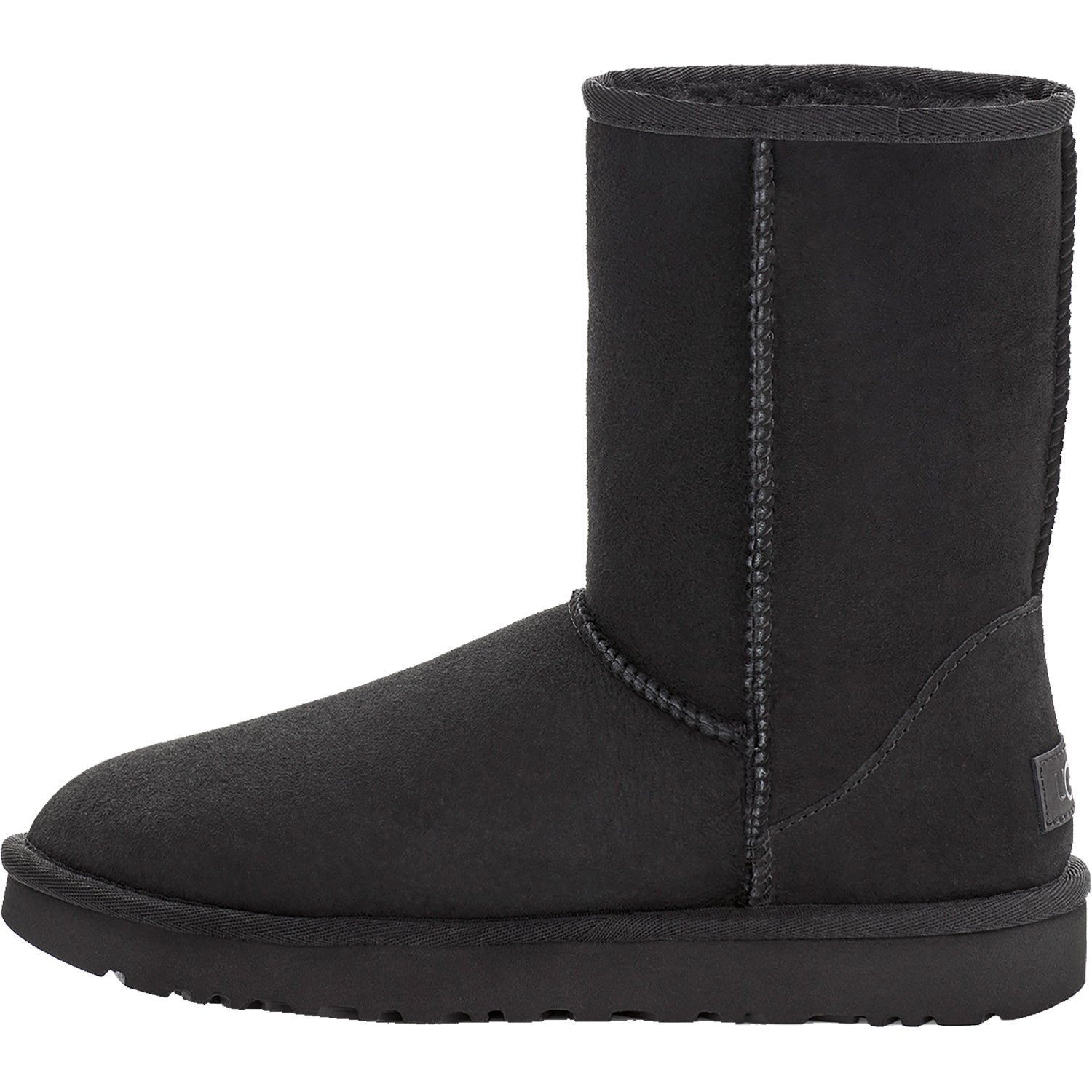 UGG Classic Short II Women's Boots Black Sheepskin