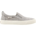 Taos Rubber Soul Women's Slip On Sneakers Grey Wash Canvas