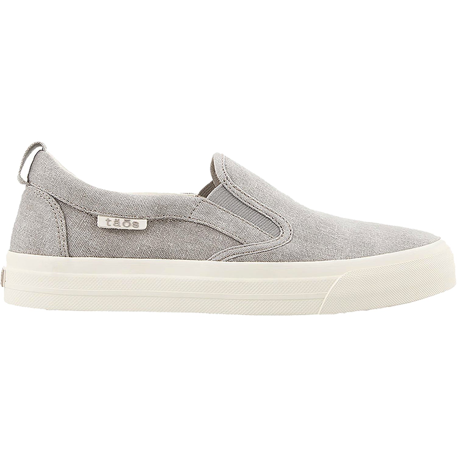 Taos Rubber Soul Women's Slip On Sneakers Grey Wash Canvas