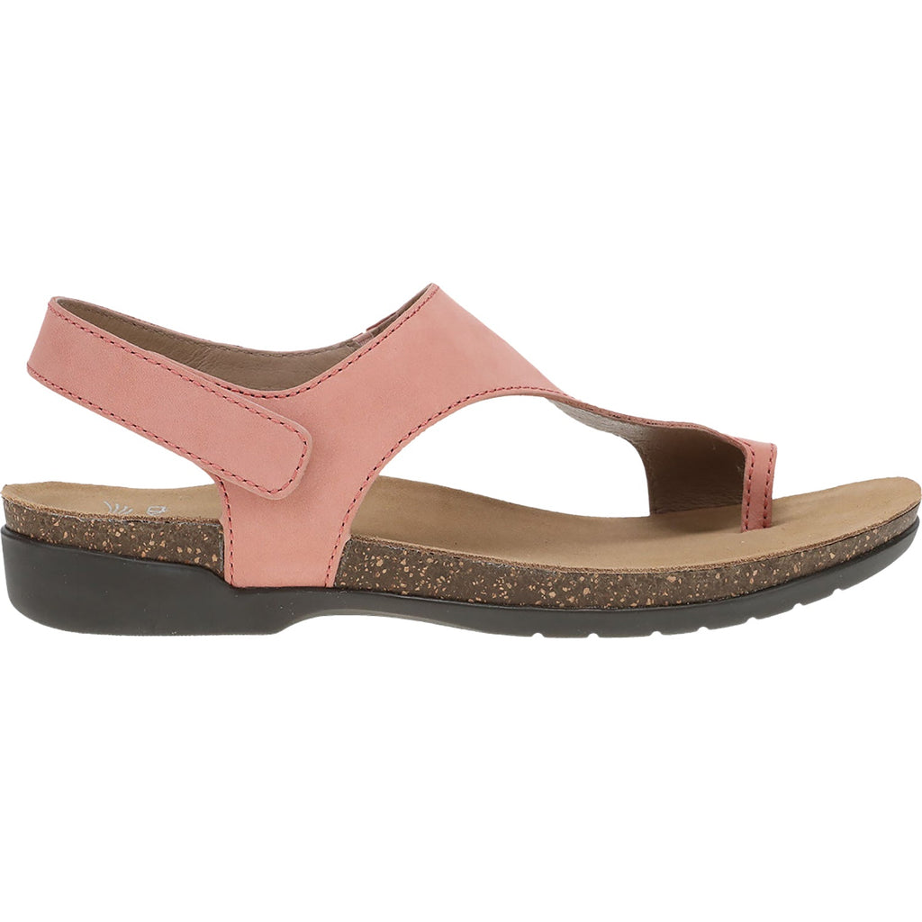 Dansko Reece Women's Thong Sandals Rose Nubuck