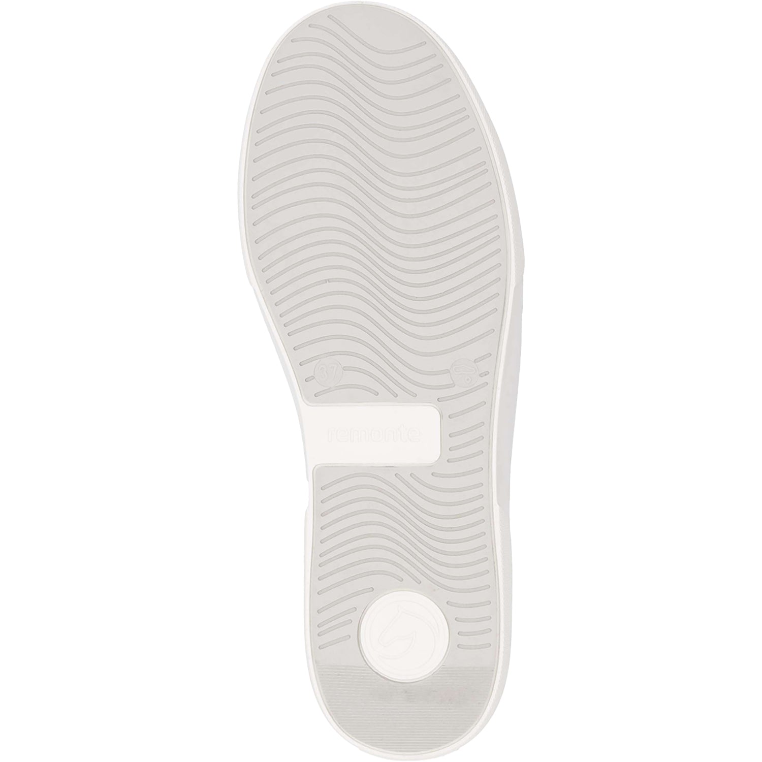 Remonte D2J00-81 Women's Sporty Lace Up Shoes White/Gold Leather