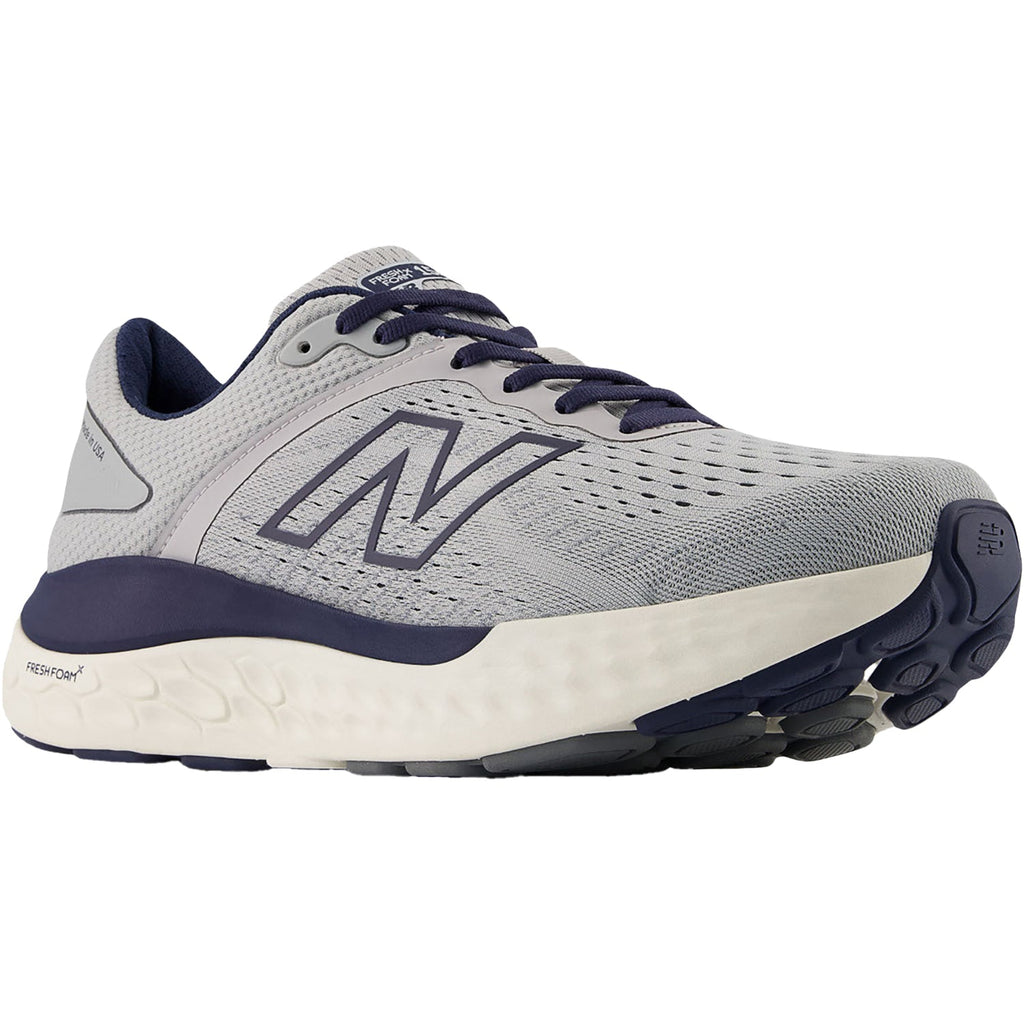 New Balance Fresh Foam X M1540GR4 - Made in USA (Stability Support) Men's Running Shoes Quartz Grey/Navy Mesh