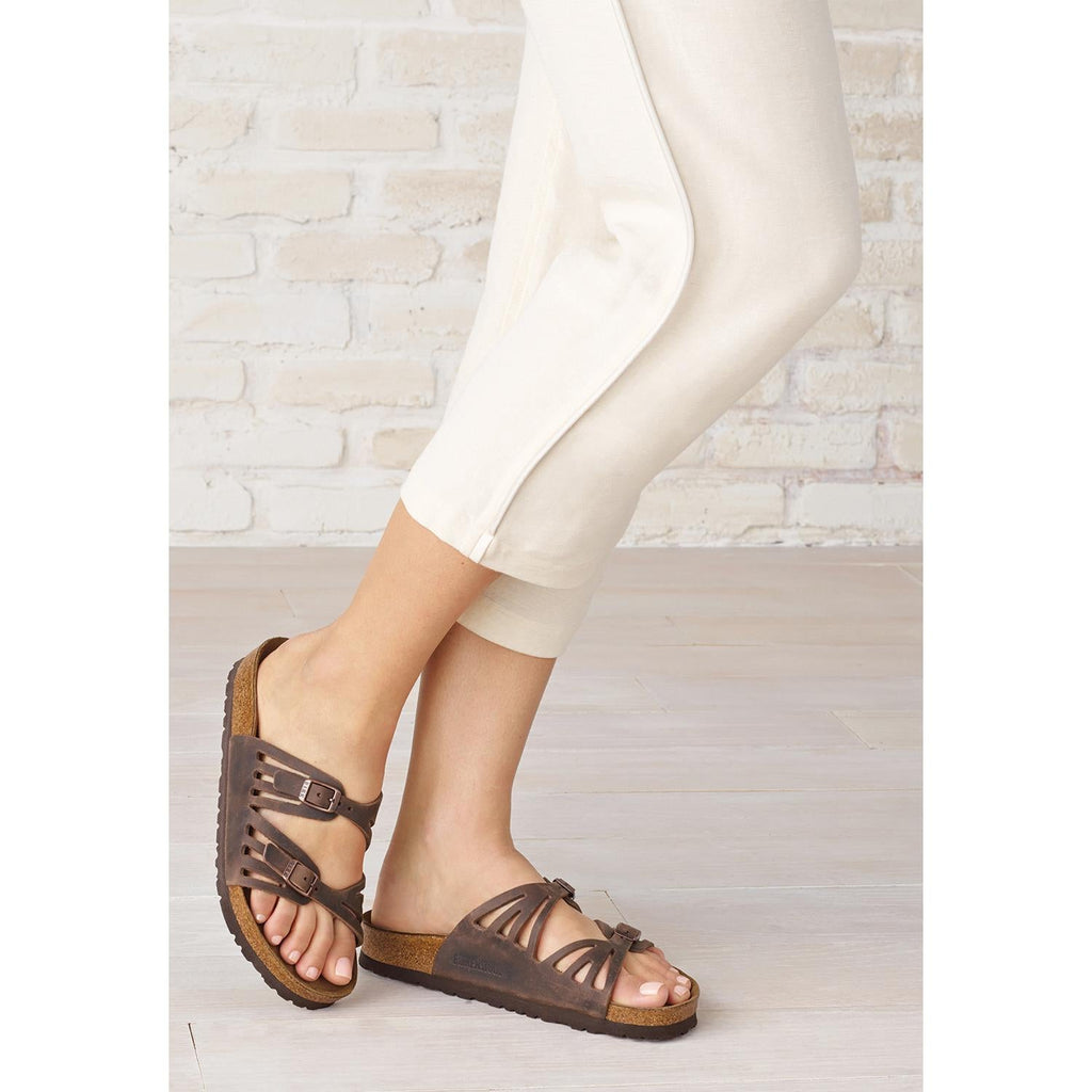 Birkenstock Granada Soft Footbed Women's Sandals Tobacco Oiled Leather