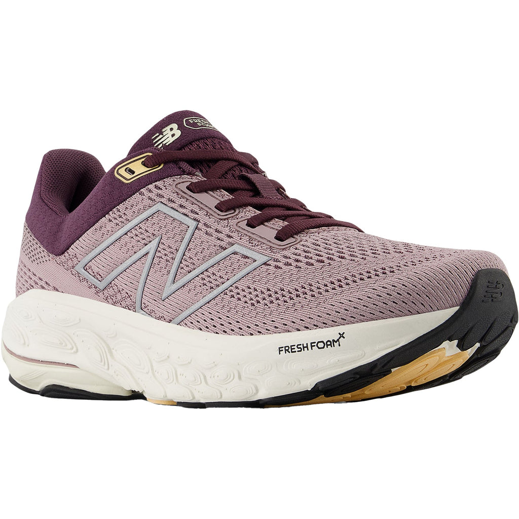 New Balance Fresh Foam X W860J14 (Stability Support) Women's Athletic Shoes Ice Wine/Plum Brown/Silver Metallic Mesh