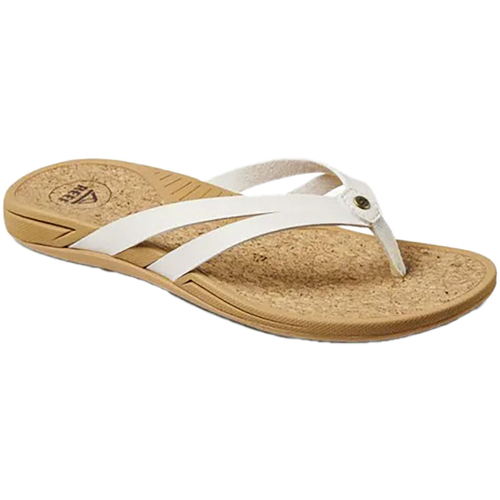Reef Pacific Joy Women's Thong Sandals Whisper White Synthetic