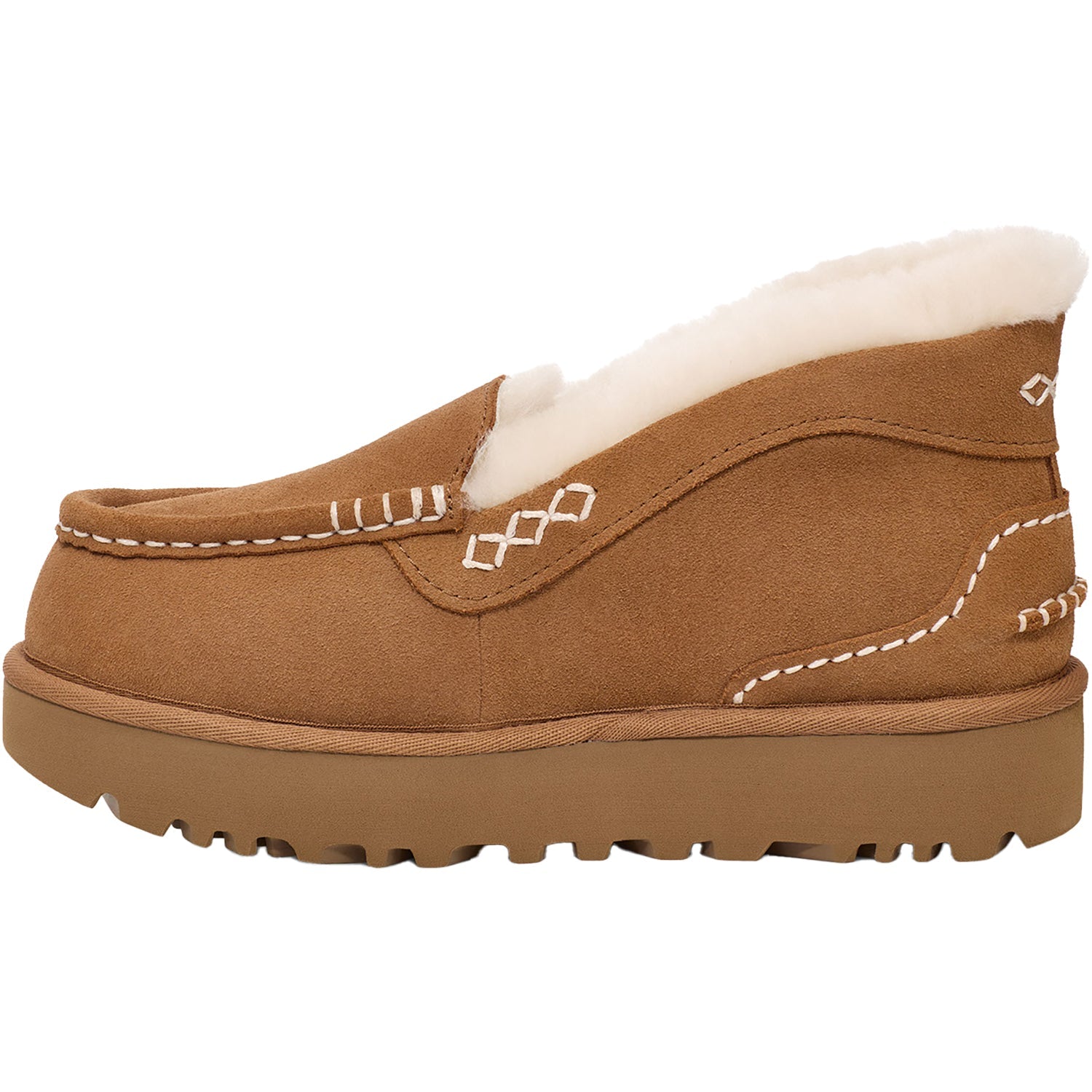 UGG Ansley Parc Women's Slippers Chestnut Sheepskin
