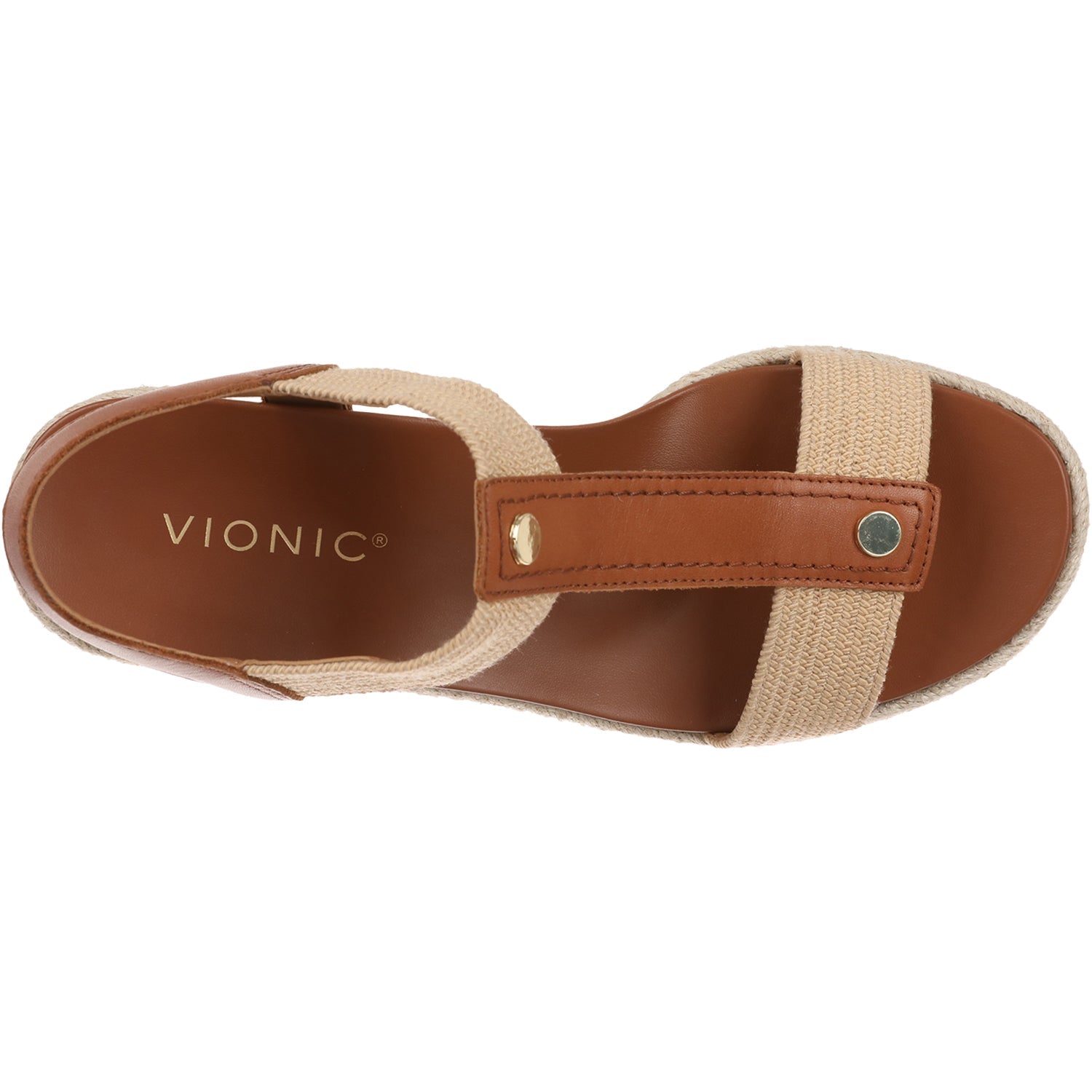 Vionic Calera Wedge Women's Wedge Sandals Camel
