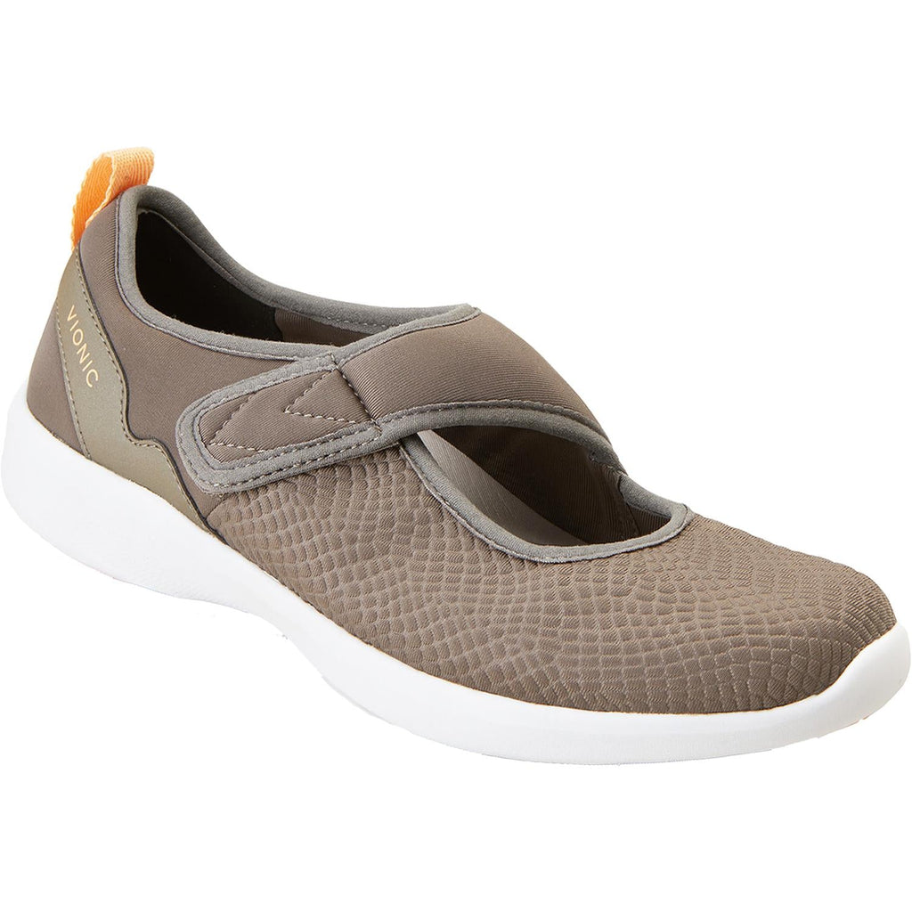 Vionic Sonnet Women's Slip On Sneakerss Greige Fabric