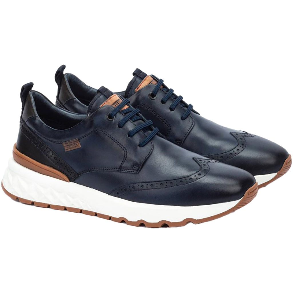 Pikolinos Aranda M8R-4019C1 Men's Shoes Blue Leather