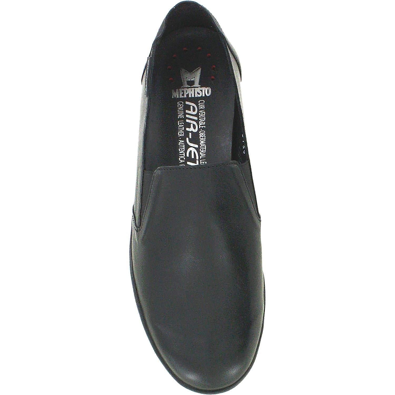 Mephisto Korie Women's Slip Ons Black Silk Leather