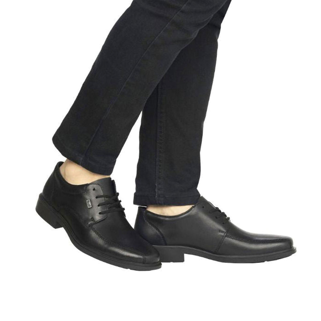Rieker B0013-00 Maurice Men's Dress Shoes Nero/Black Leather