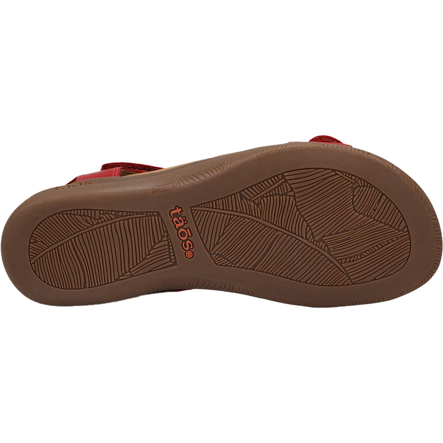 Taos The Show Women's Sandals Red Leather