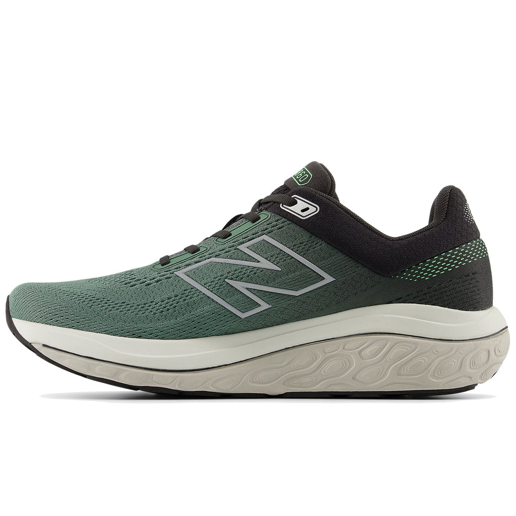 New Balance M860U14 (Stability Support) Men's Athletic Shoes Sneakers Dark Juniper/Black Cement/Grey Matter