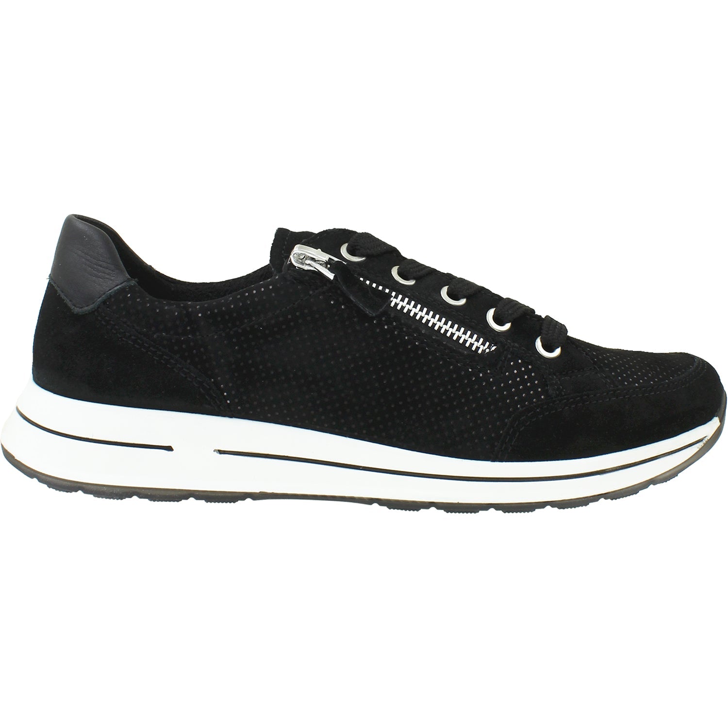 Ara Oleanna Women's Sneakers Black Suede/Puntkid