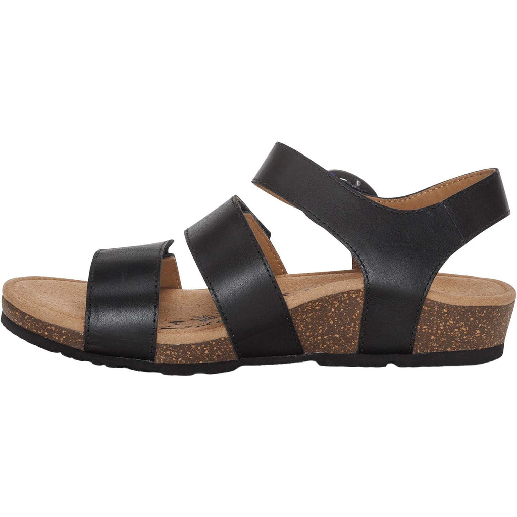 Aetrex Lilly Women's Sandals Black Leather