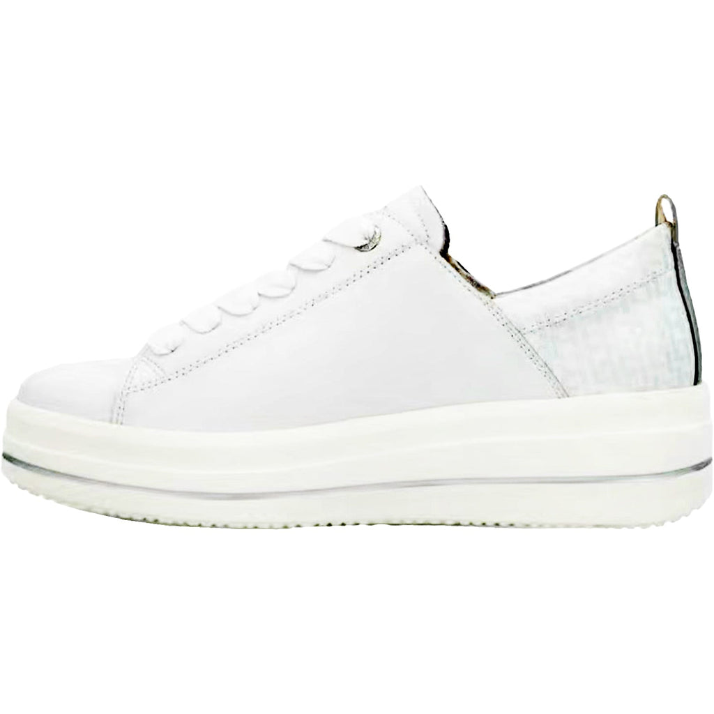 D1C08-80 Remonte DC108-80 Women's Athletic Shoes White/Silver Leather