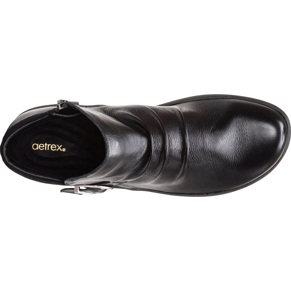 Aetrex Luna Women's Ankle Boots Black Leather