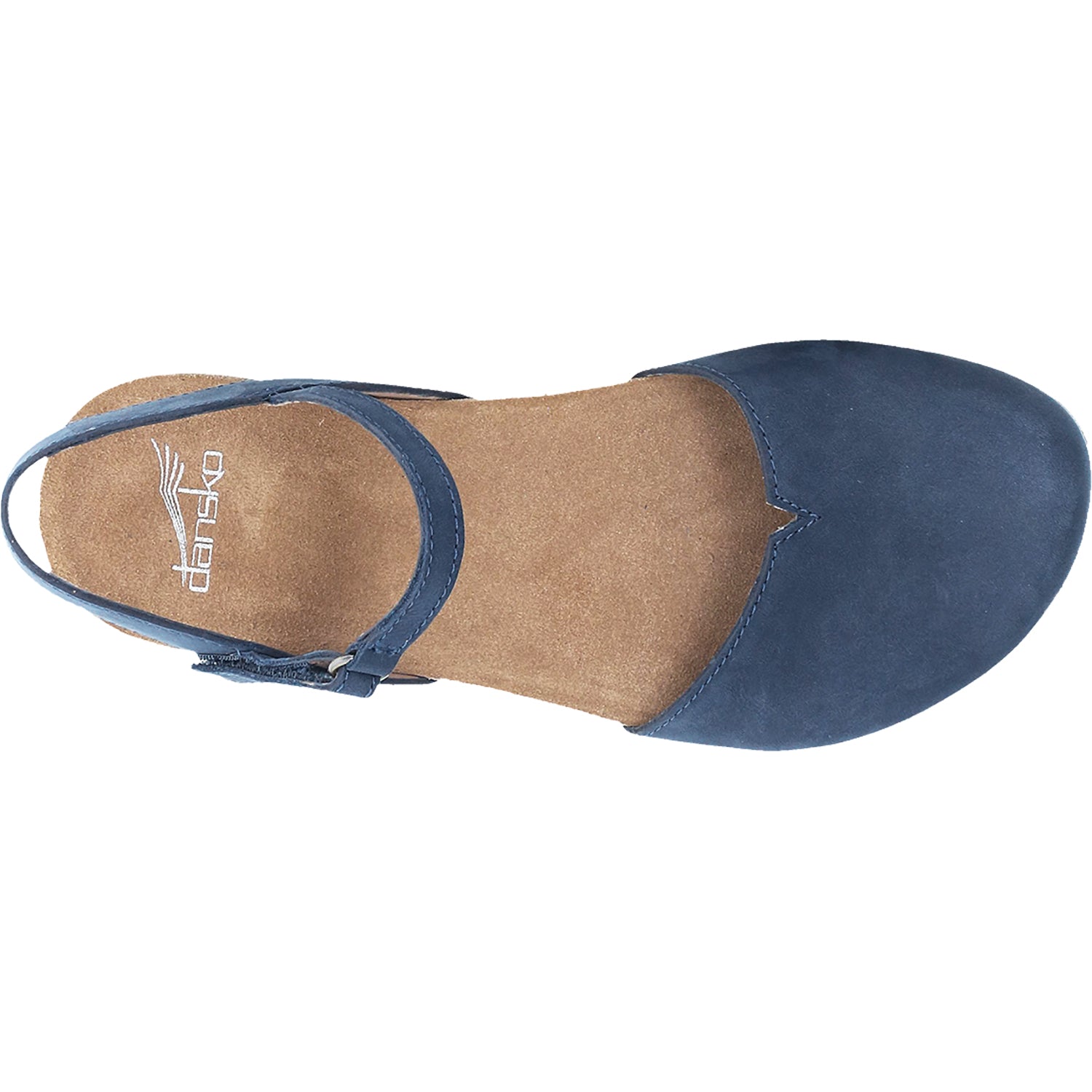 Dansko Rowan Women's Shoes Navy Milled Nubuck
