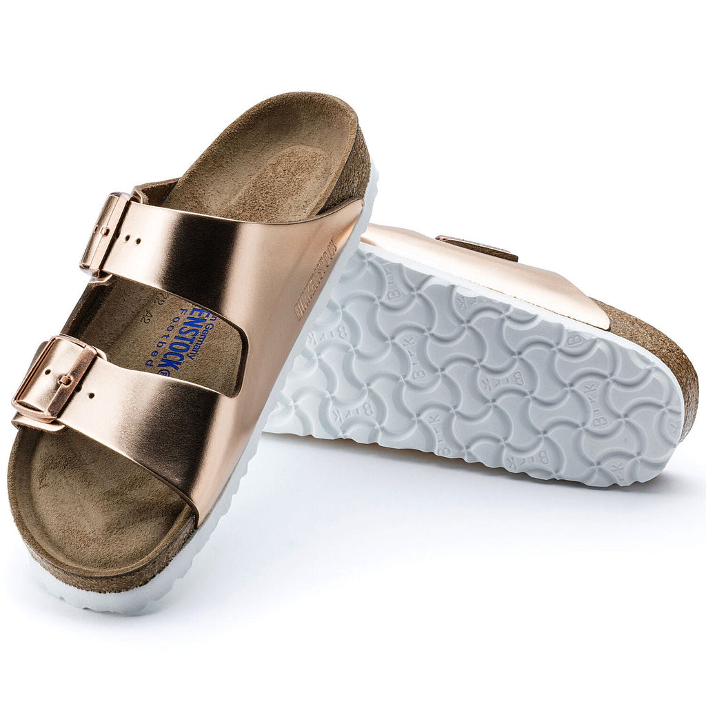 Birkenstock Arizona Soft Footbed Women's Sandals Copper Leather