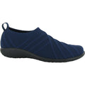 Naot Okahu Women's Slip On Shoes Navy Knit Fabric