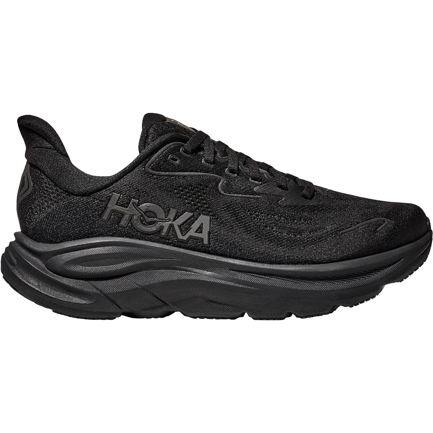 Hoka Clifton 10 (Neutral Support) Women's Athletic Shoes Black/Black
