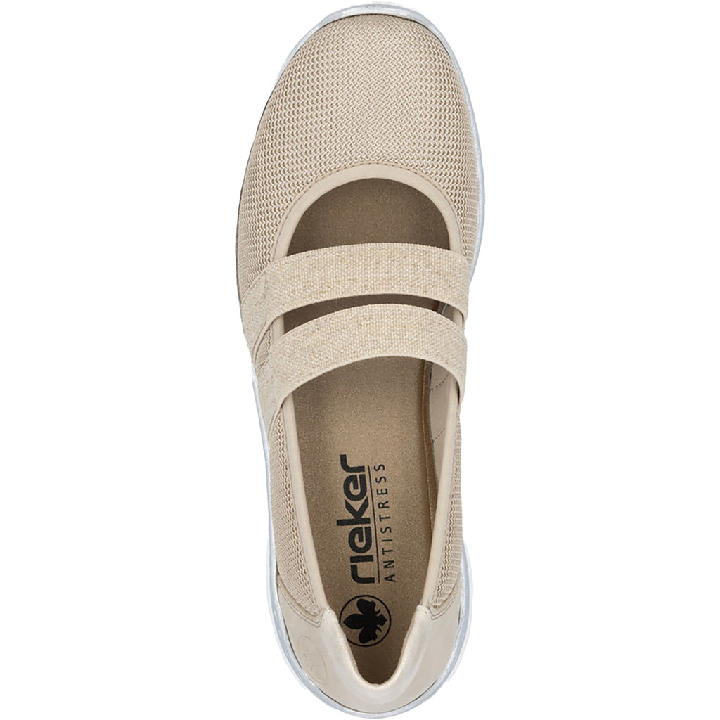 Rieker L3281-62 Women's Shoes Lehm/Ginger/Muschel