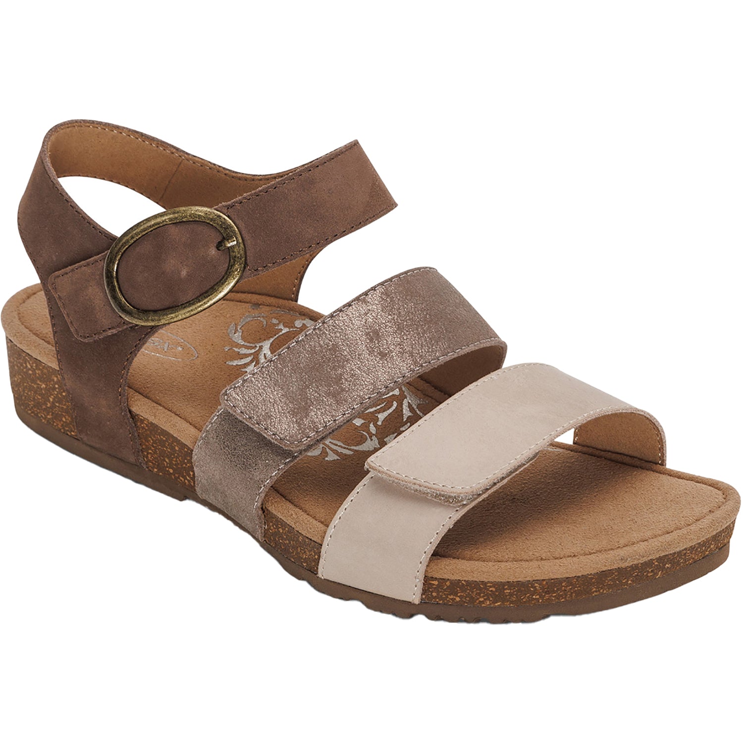 Aetrex Lilly Women's Sandals Taupe Multi