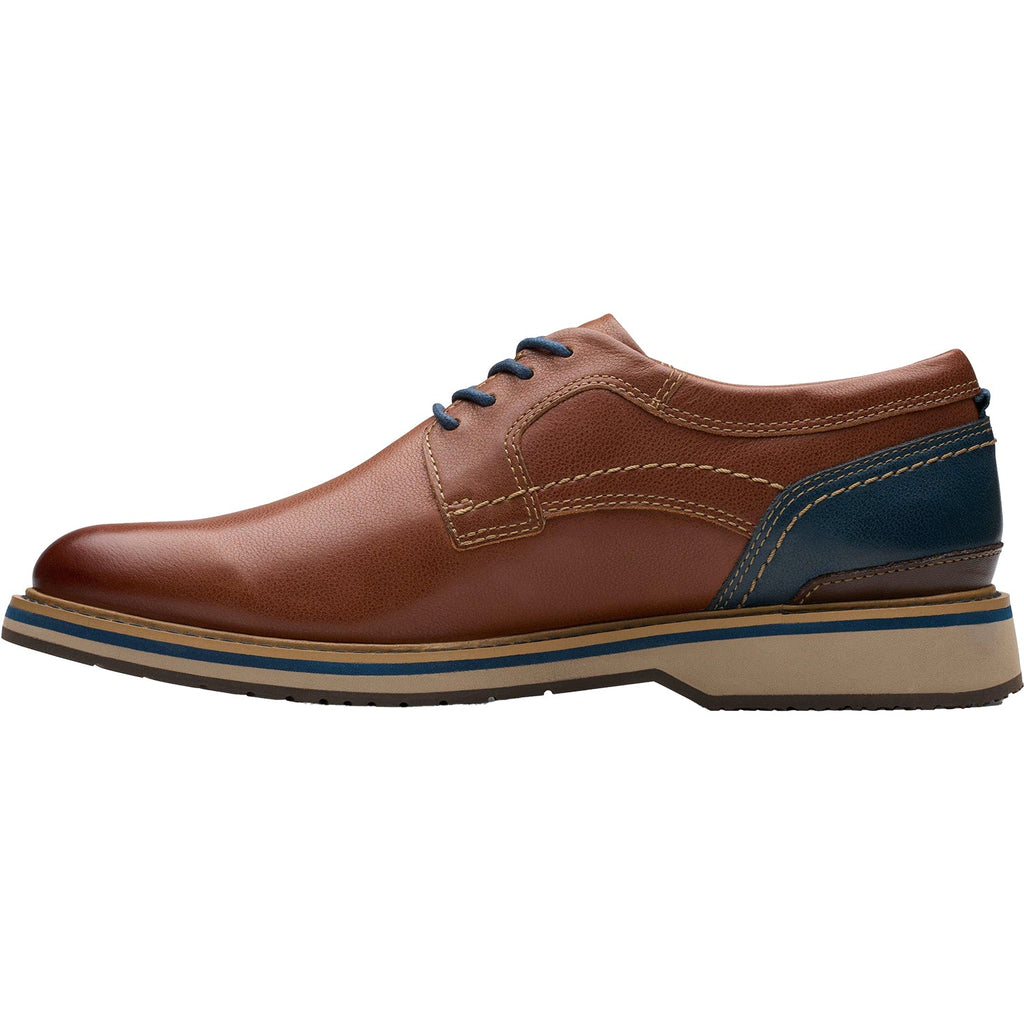 Clarks Monahan Plain Men's Dress Shoes Tan Leather