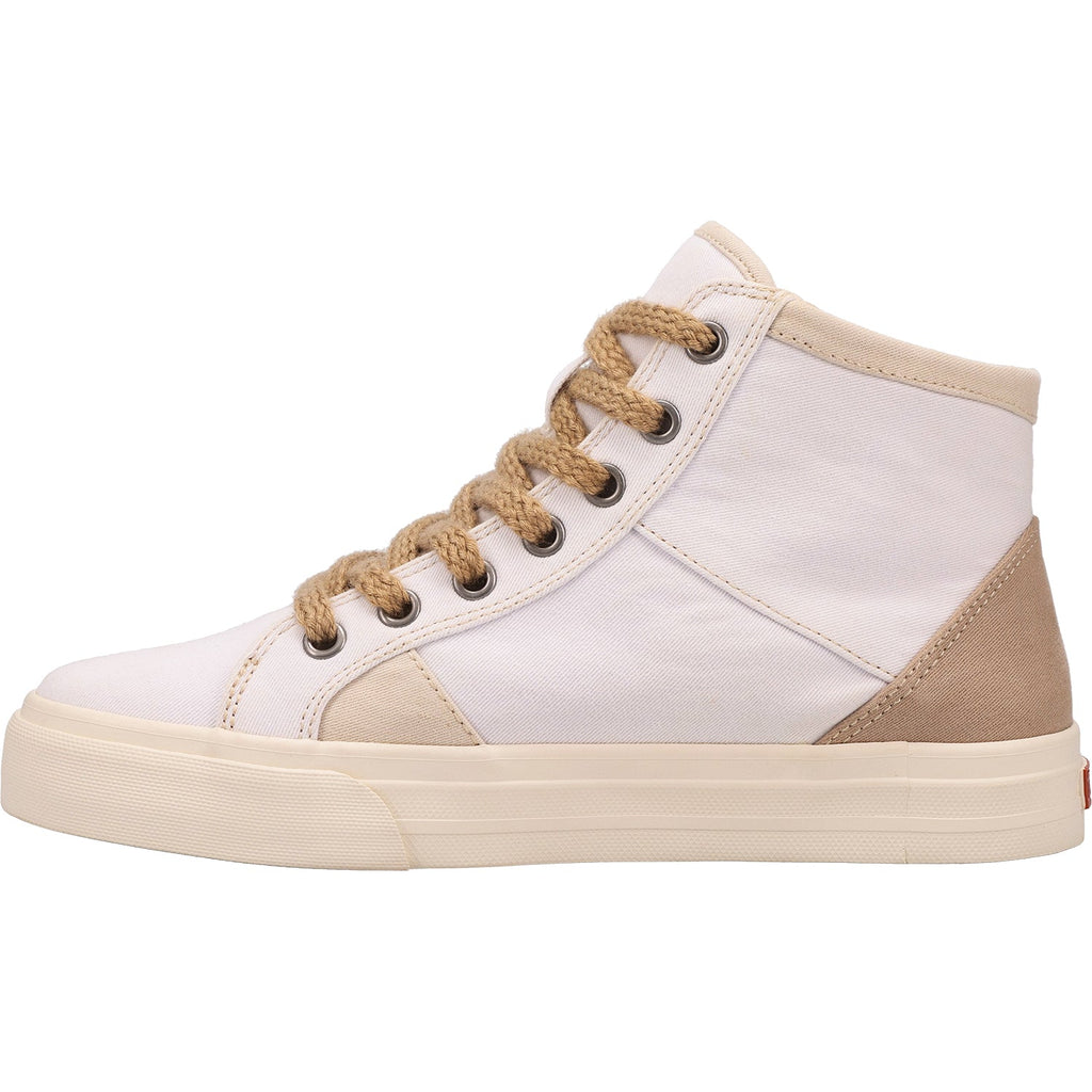 Taos Top Soul Women's High Top Sneakers White/Ecru Distressed Canvas