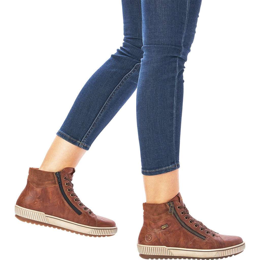 Remonte D0772-22 Maditta 72 Women's Sneakers Cuoio/Reh/Cuoio Leather