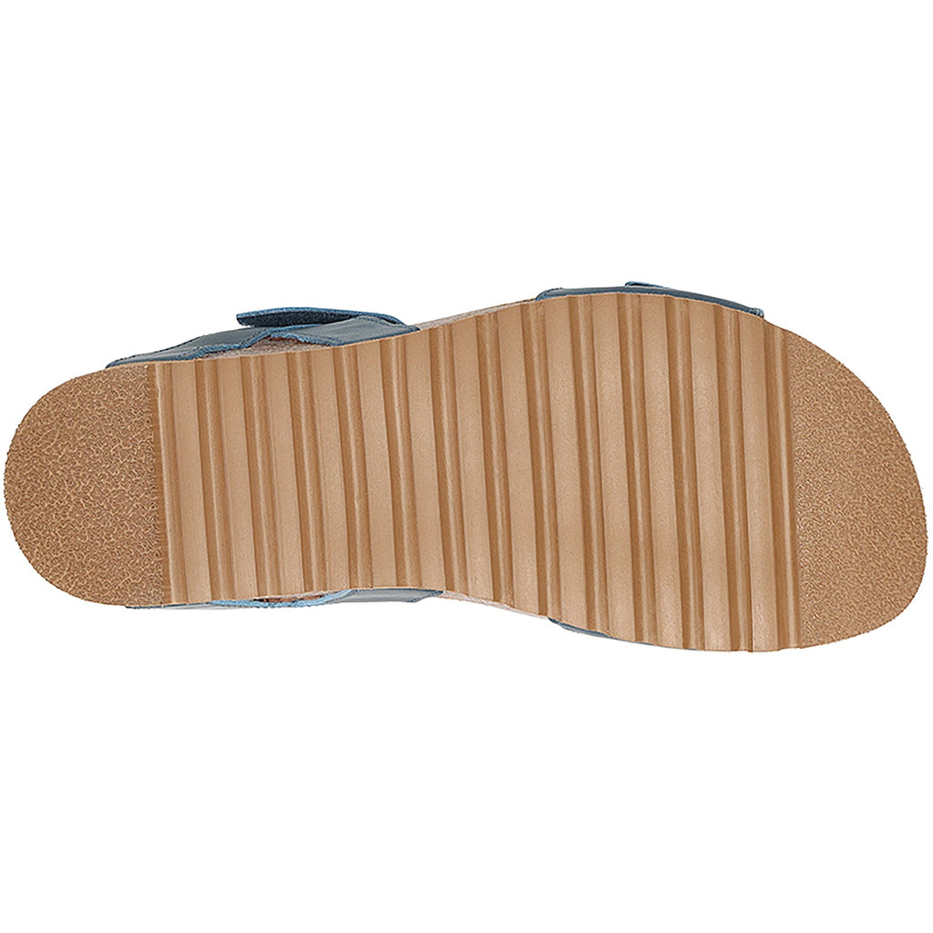 Taos Symbol Women's Sandals Petrol Blue Leather