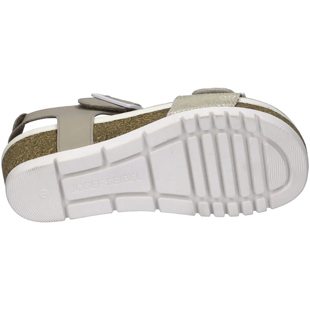 Josef Seibel Quinn 02 Women's Wedges Creme Kombi Leather