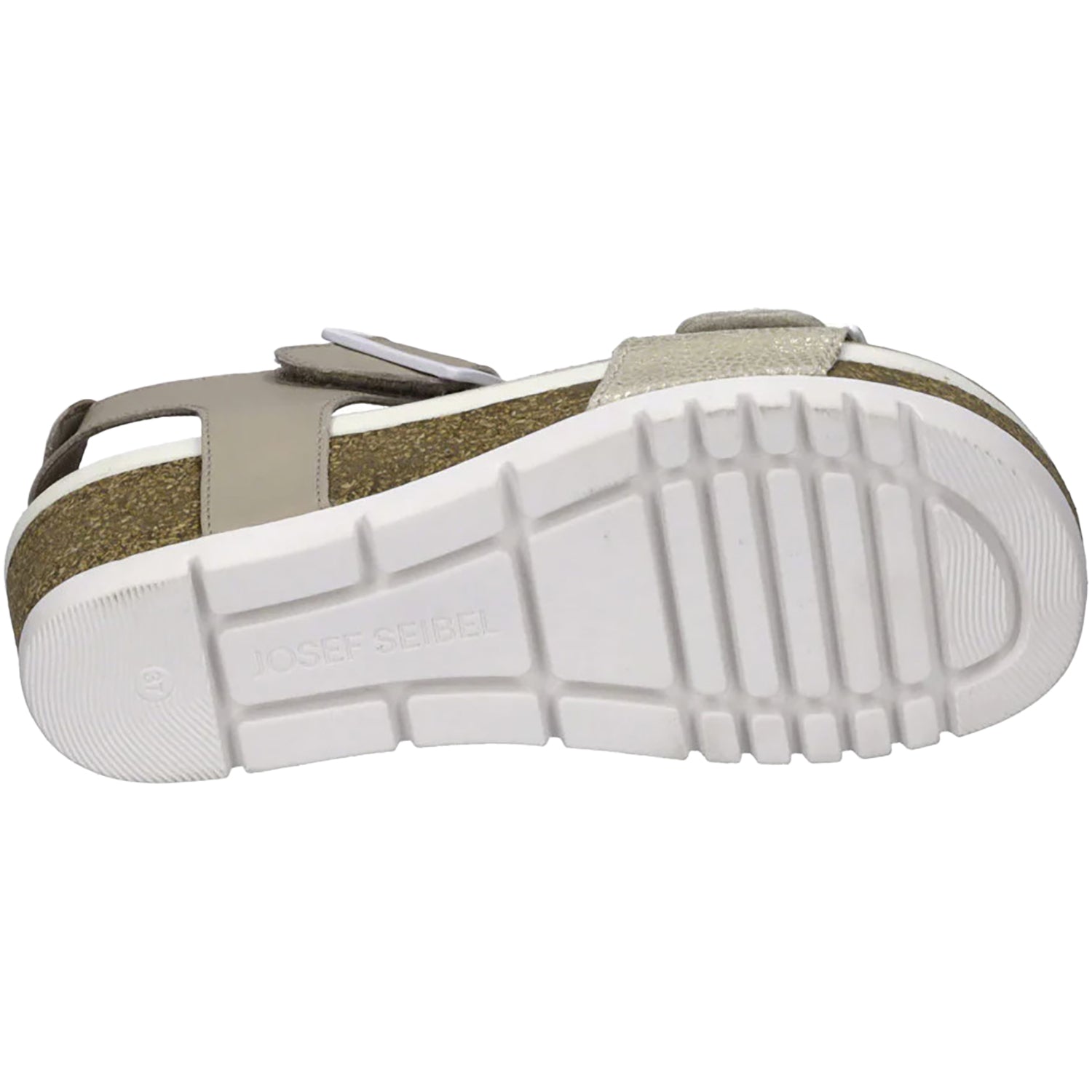 Josef Seibel Quinn 02 Women's Wedges Creme Kombi Leather