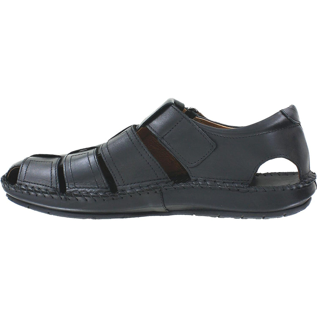 Pikolinos Tarifa Fisherman Sandal 06J-5433 Men's Fisherman Sandals Black Leather