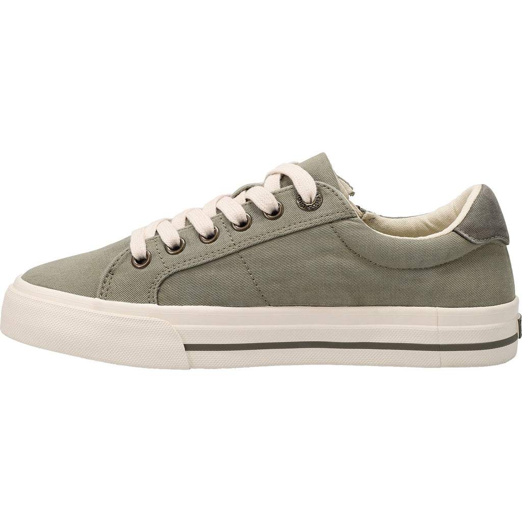 Taos Z Soul Women's Sneakers Sage/Olive Distressed Canvas