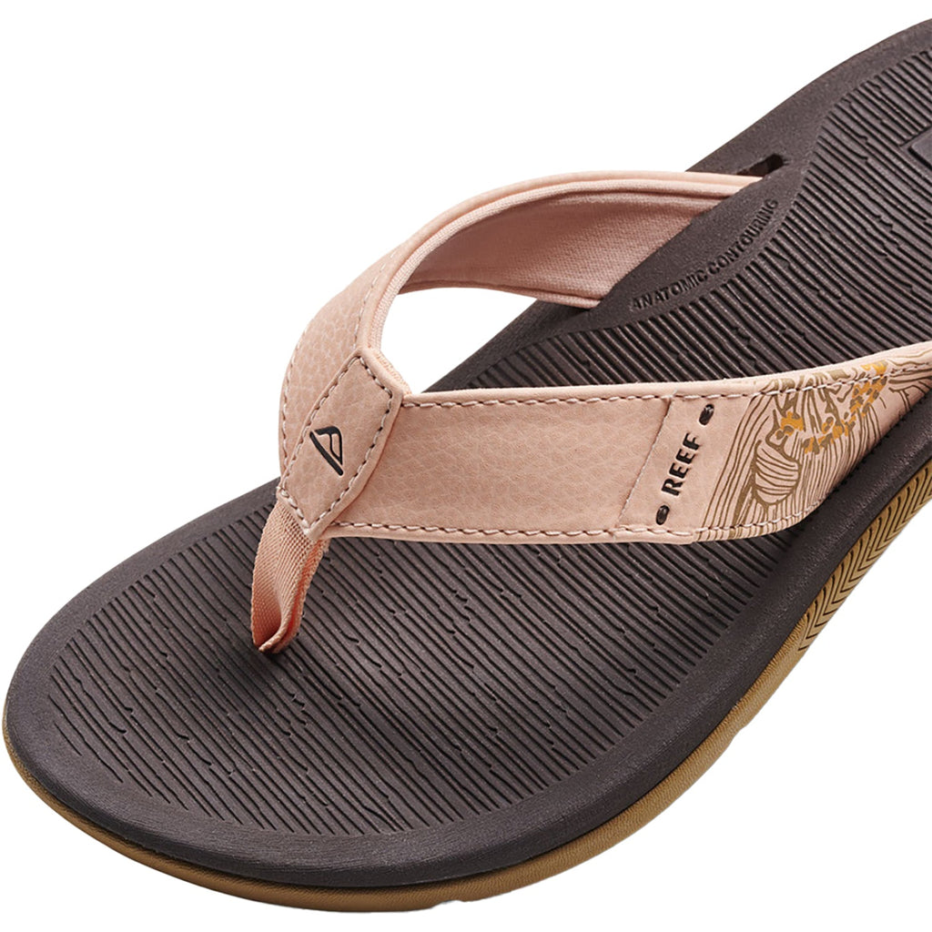 Reef Santa Ana Women's Thong Sandals Peach Parfait Synthetic