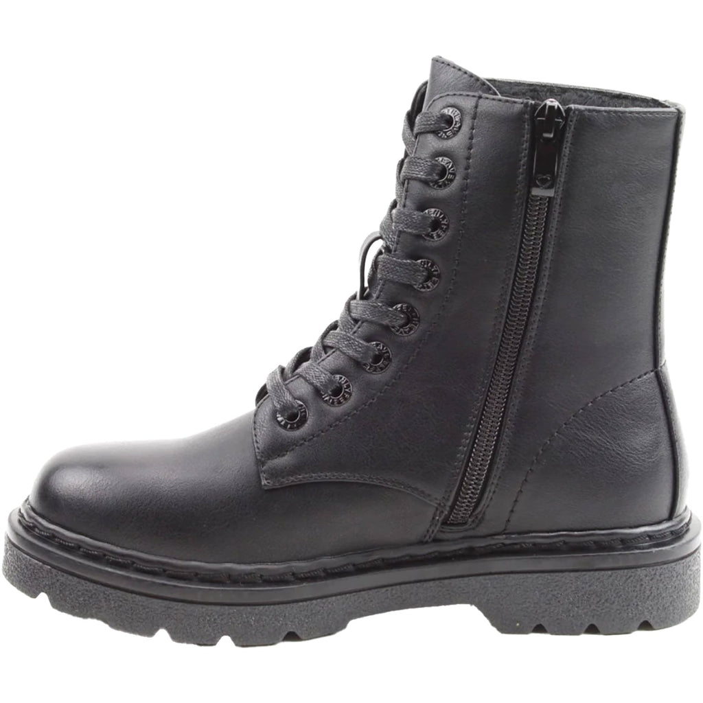 Heavenly Feet Justina Women's Vegan Boots Black Vegan Leather