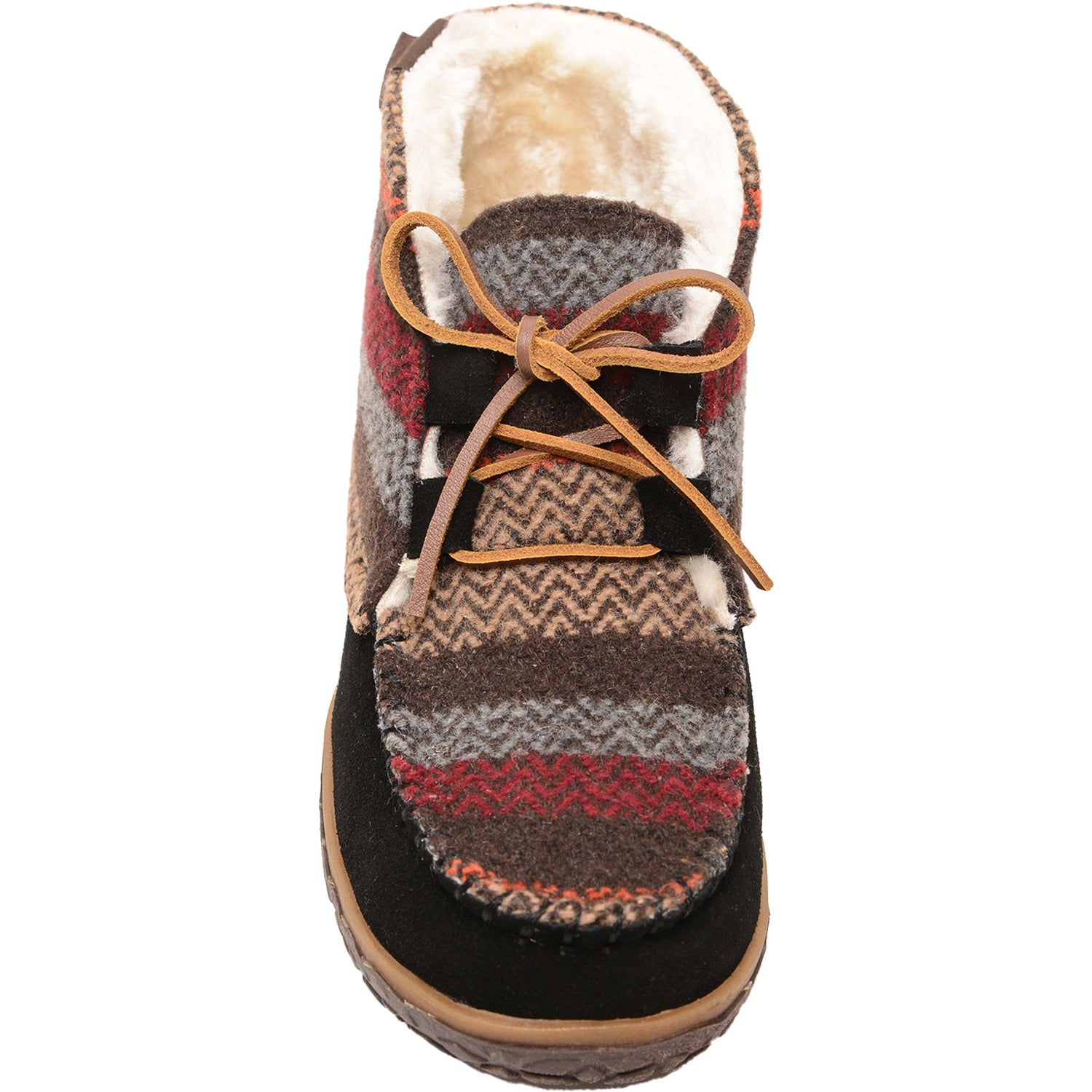 Minnetonka Torrey Women's Outdoor Slippers Black/Multi Suede