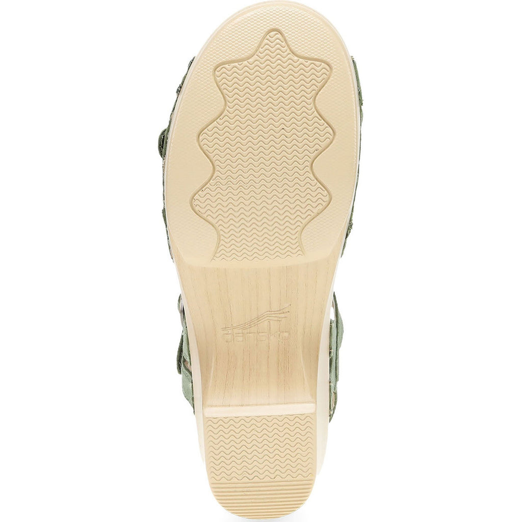 Dansko Season Women's Backstrap Sandals Sage Suede