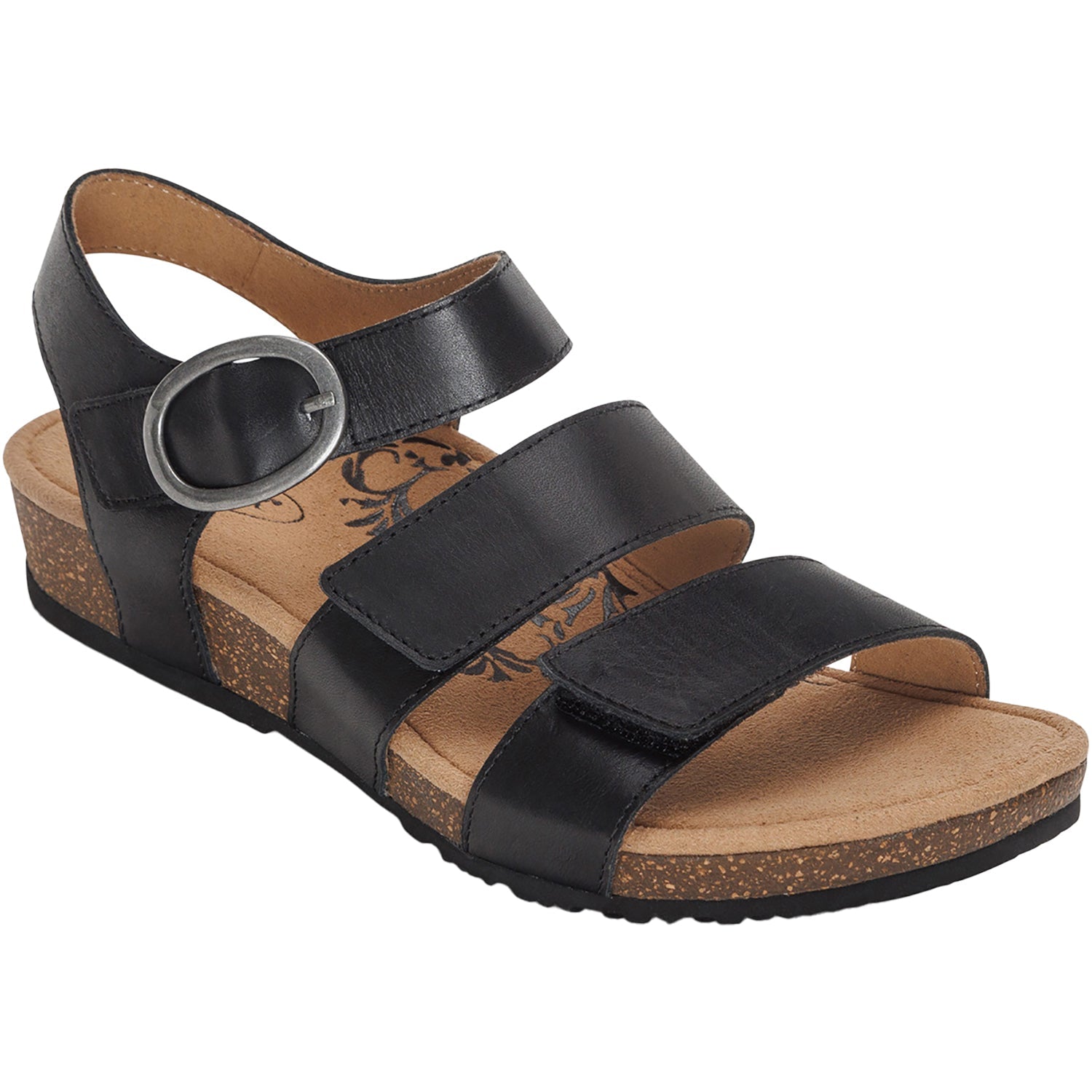 Aetrex Lilly Women's Sandals Black Leather