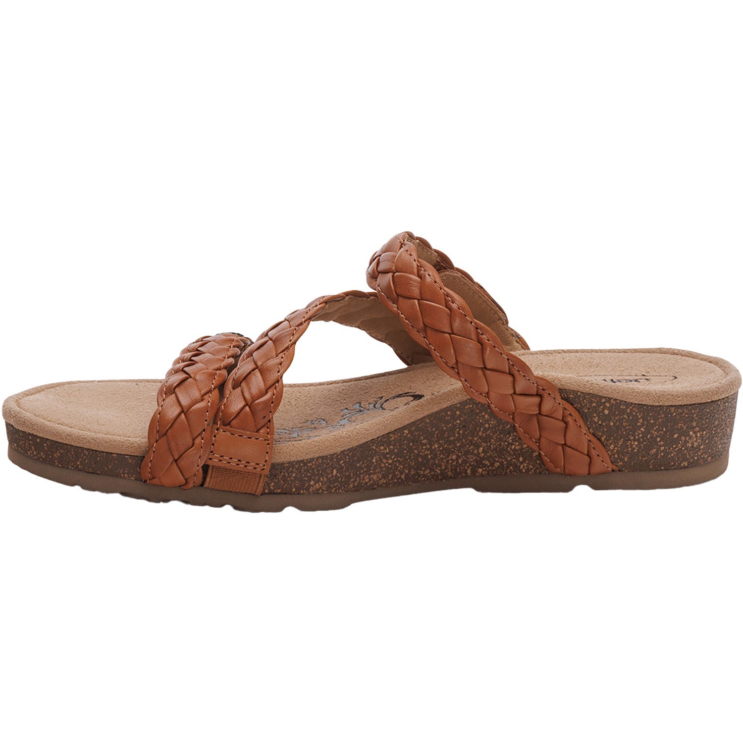 Aetrex Josie Braided Women's Slide Sandals Ginger