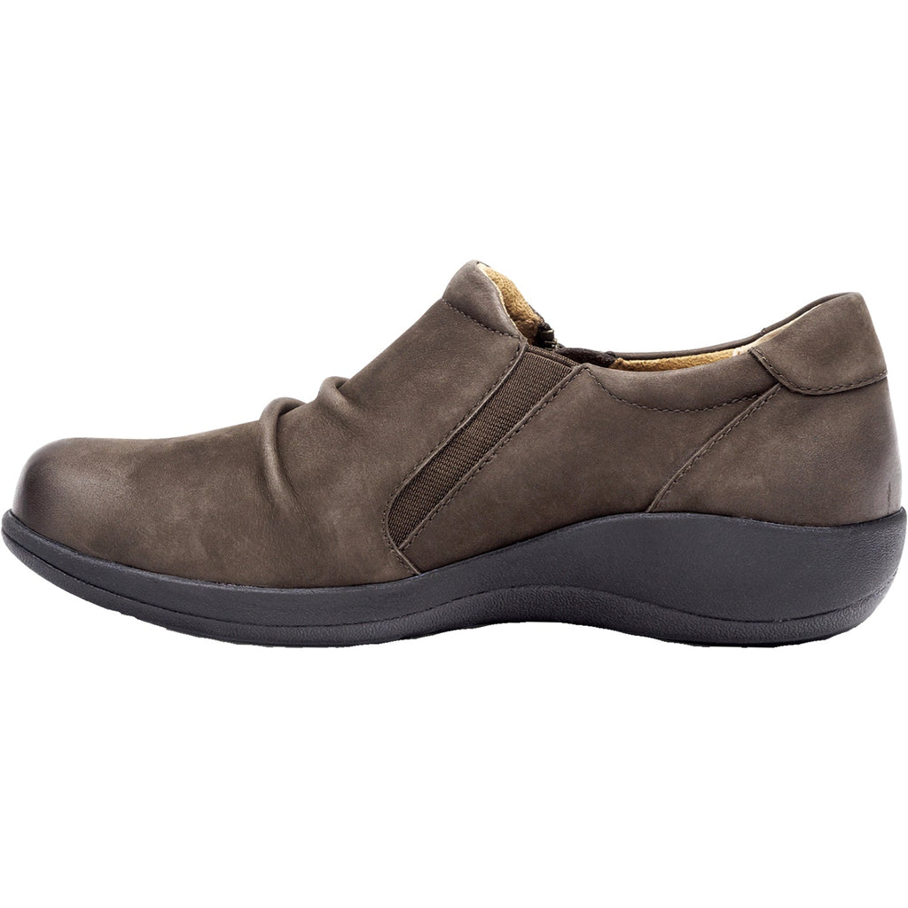 Aetrex Katie Women's Slip On Shoes Dark Earth Leather