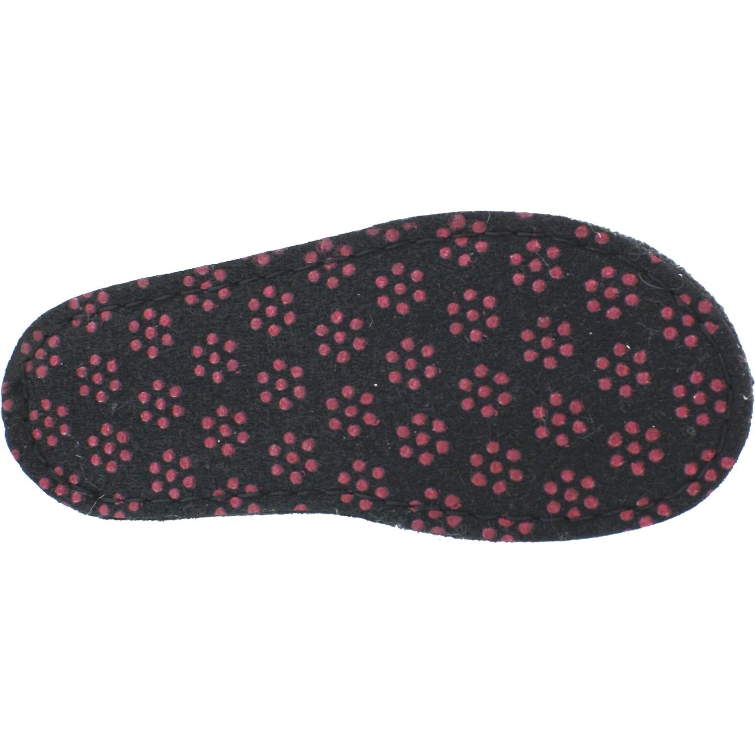 Haflinger Lizzy Cat Women's Slippers Grey Wool