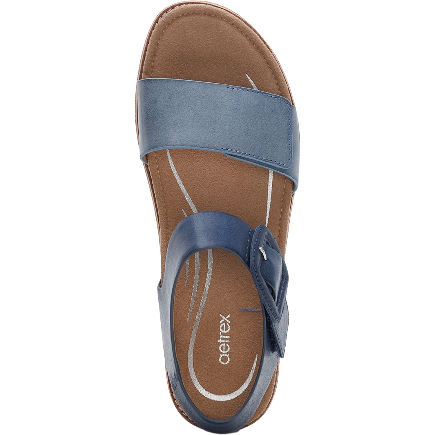 Aetrex Claire Women's Sandals Navy
