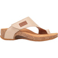 Taos Loop Women's Thong Sandals Natural Leather