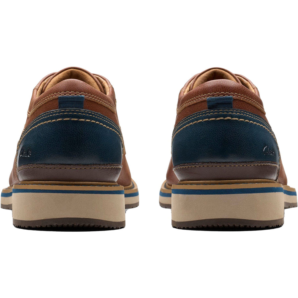 Clarks Monahan Plain Men's Dress Shoes Tan Leather